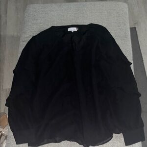 Calvin Klein Black Long Sleeve Top
